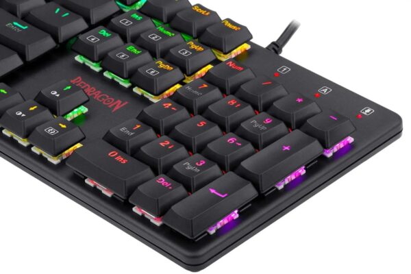 کیبورد مکانیکی گیمینگ Redragon K589RGB با نورپردازی RGB - تصویر 2