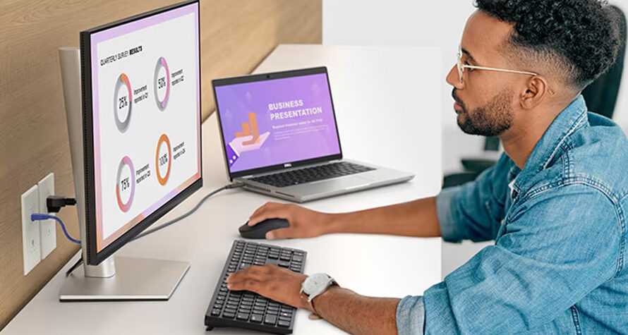 مانیتور استوک دل 27 اینچ مدل Dell P2722HE